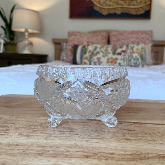 Crystal Fruit Bowl by A. Jabtonski, 1980s - Picture 3 of 9